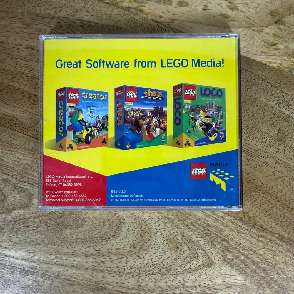 LEGO Loco PC CD-ROM Video Game 1998 Vintage LEGO Media Train Simulation
